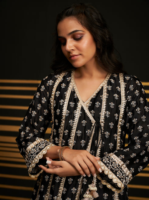 Patola Anarkali Kurta Set